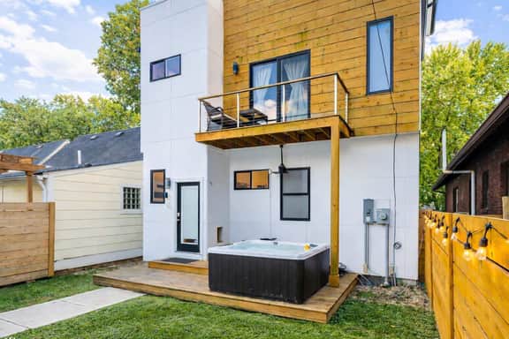 Modern Indy Mansion | Hot Tub • Rooftop Deck • 3BR - Image 3